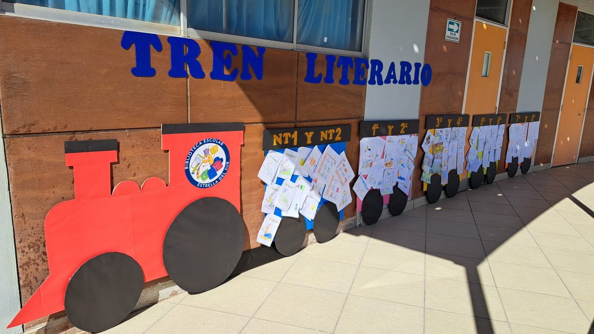 El “Tren Literario” de la Escuela Básica Estrella del Sur de Pozo Almonte