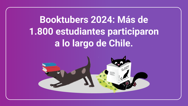 Booktubers 2024: Más de 1.800 estudiantes participaron a lo largo de Chile